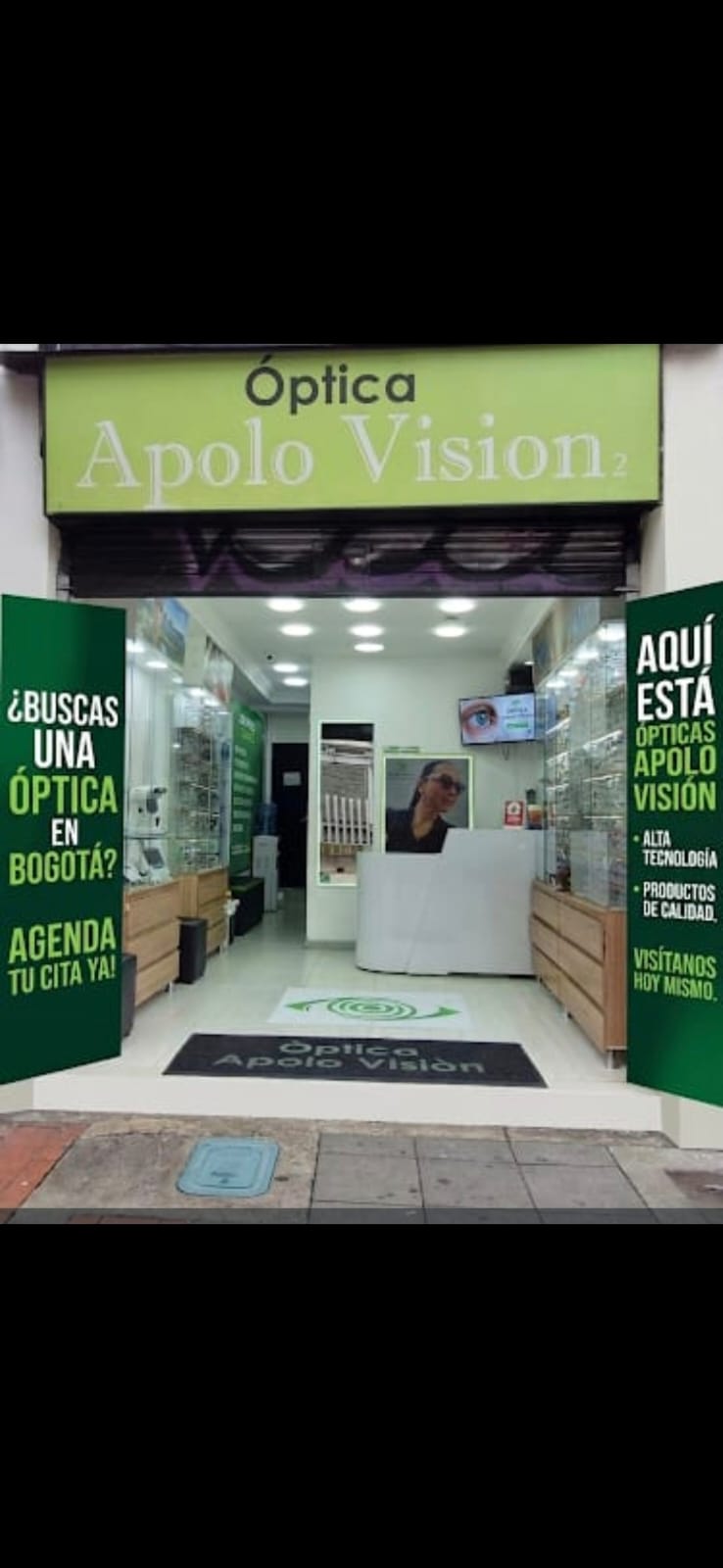 Sede Ópticas Apolo Visión Bogotá